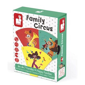 ასაწყობი ფაზლი Janod J02755 Board game Happy Families Circus J02755